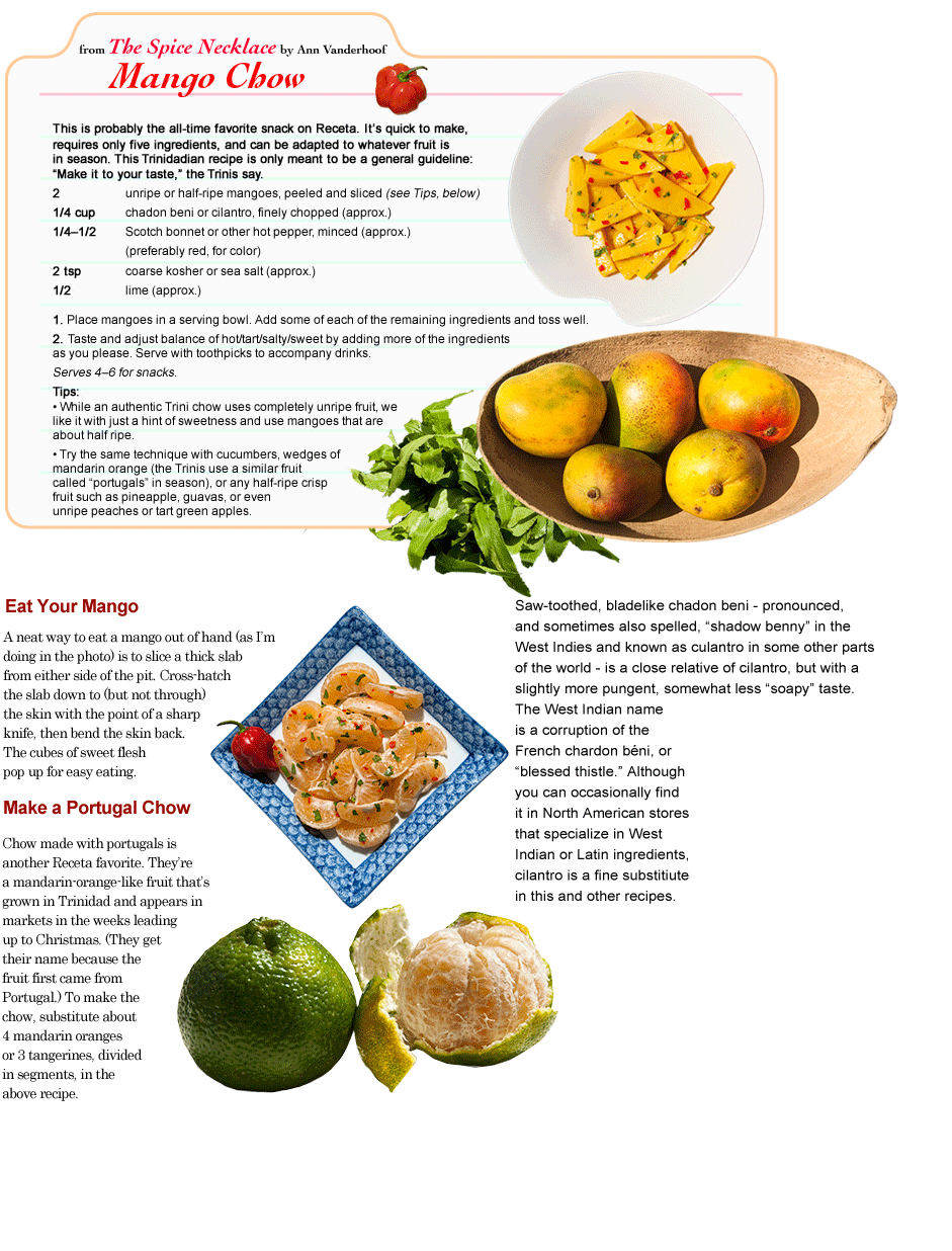 Trinidad mango chow recipe